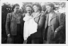 Mabel Carr (Irene’s mum), Maisie, Irene with Michael, Walter and Wella. 1945