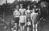 neg. Gwlad, Hywel, Brenda Lucy, Hayddn, Brenda M, Christine, Alex Lucyt swimmers