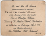 LCW wedding invitation